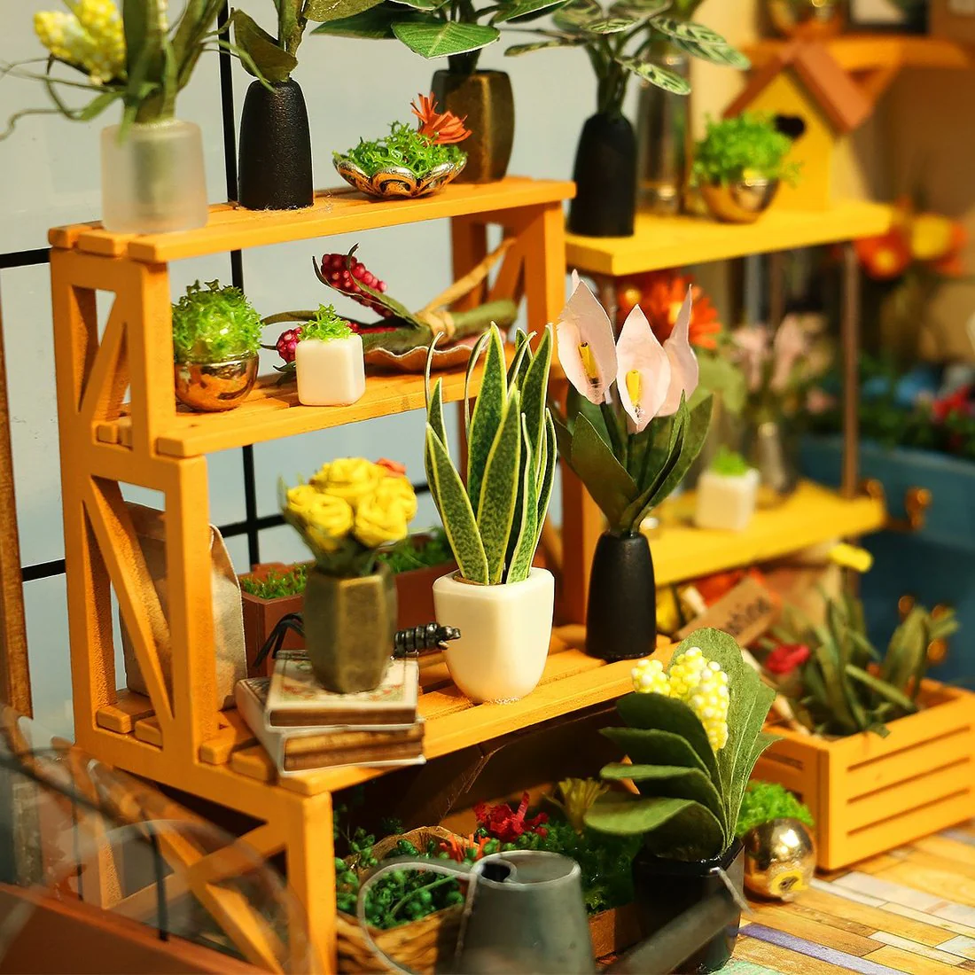 Cathy’s Flower House Miniature House - Image 5