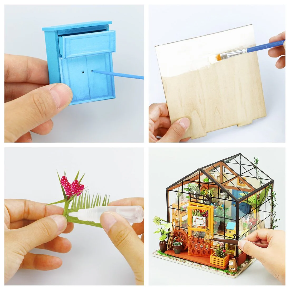 Cathy’s Flower House Miniature House - Image 7