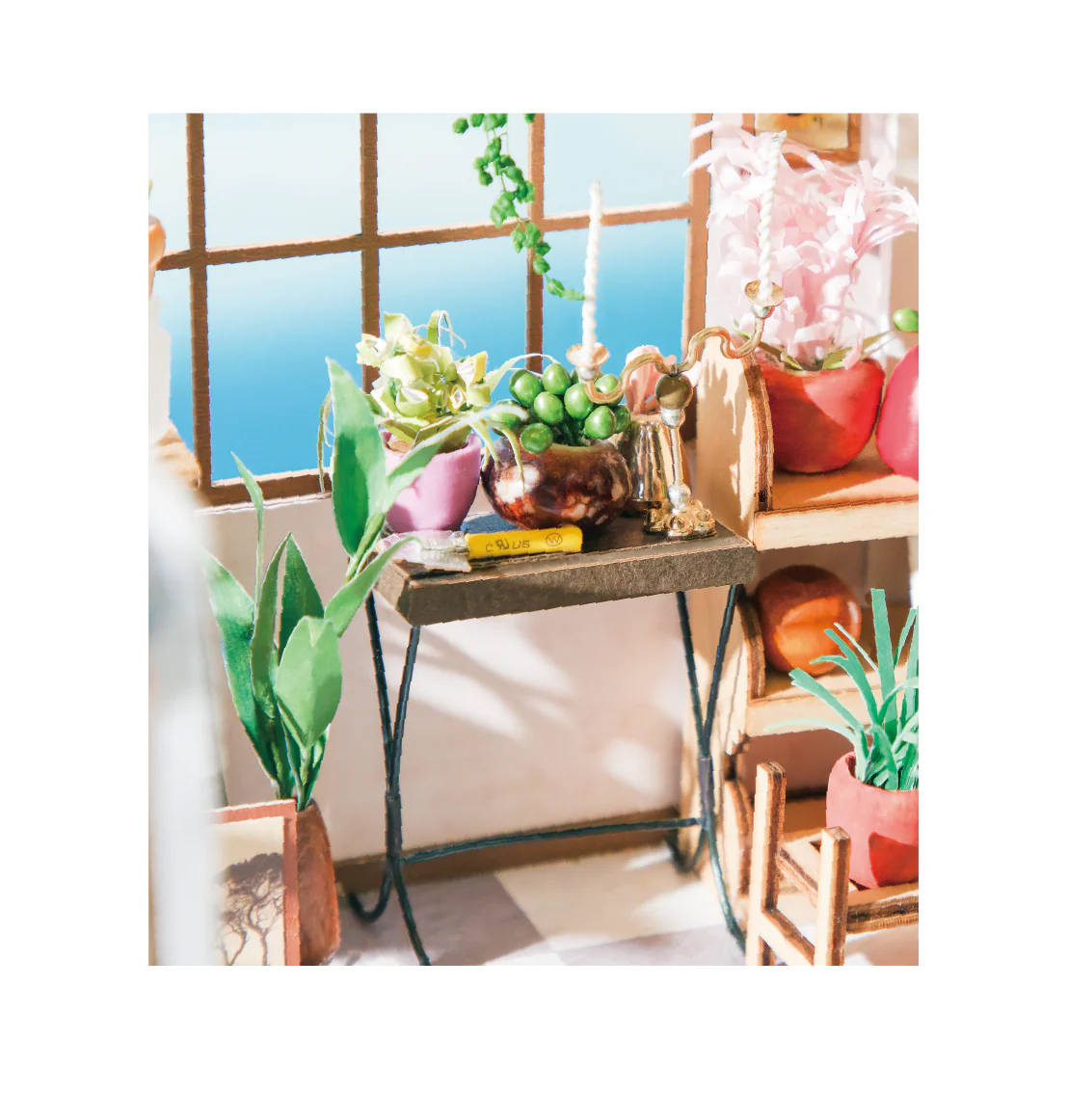 Emily’s Flower Shop/ Flowerist Green House - DIY Miniture House Kit - Image 5