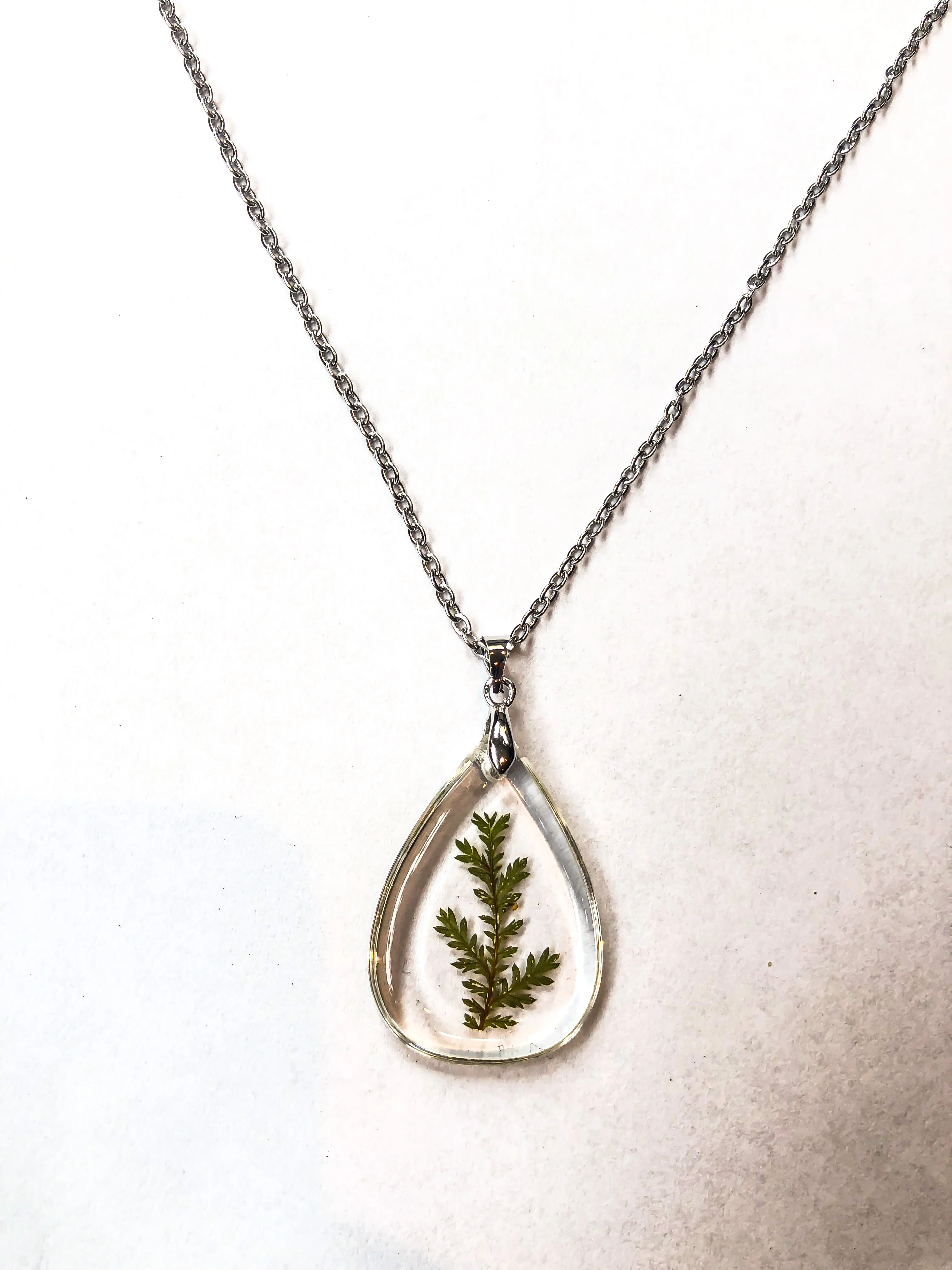 Pressed Leaf Necklace | Real Leaf - Image 3