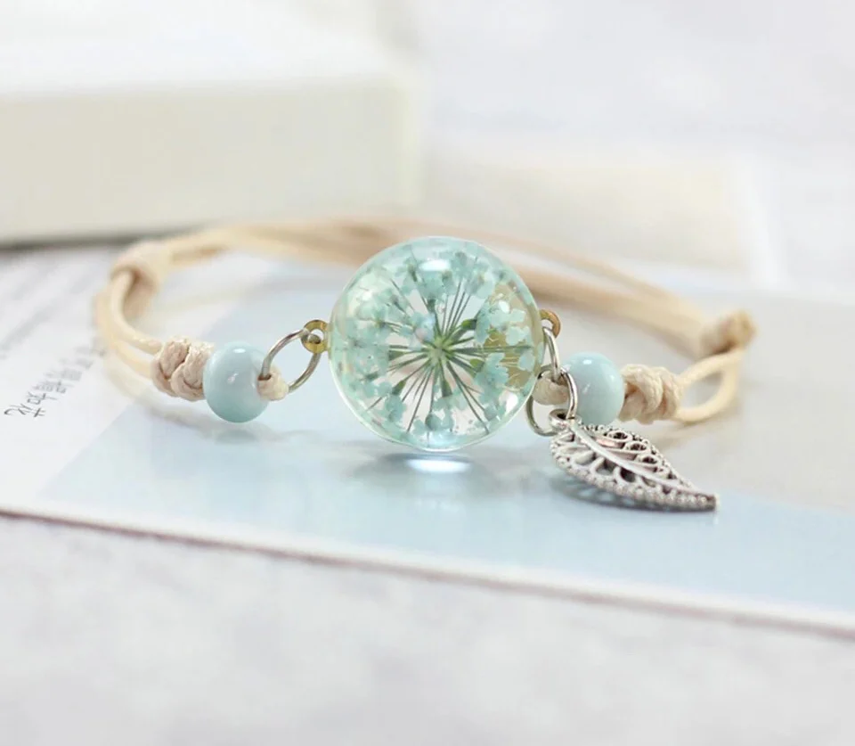 Real Dried Flowers Bracelet - Image 3